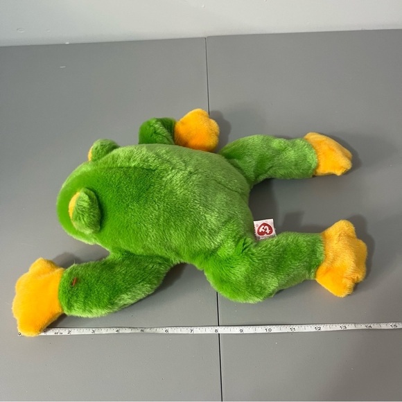 3/25$(Mix) TY Beanie Baby “Smoochy” The Frog 1998 Green/Yellow - Picture 10 of 10